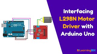 Interfacing L298N Motor Driver with Arduino Uno  Arduino Project [upl. by Tiena]