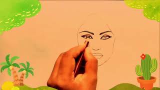 दुल्हन कैसे बनाये 👌How to draw a traditional Bride [upl. by Roice574]