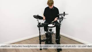 Carlsbro CSD120 Compact Electronic Drum Kit  CSD120 [upl. by Luhar]