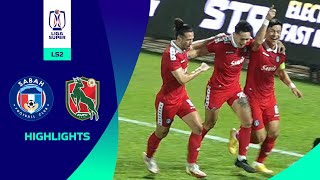 Sabah FC 31 Kelantan United FC  LS2  Highlights Liga Super 2023 [upl. by Buckley936]