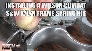 Installing a Wilson Combat Smith amp Wesson KLN Frame Revolver Spring Kit [upl. by Annah272]