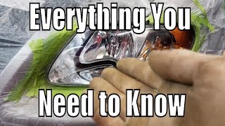 How to Restore Headlights PERMANENTLY quotDo Not Use Clear Coatquot [upl. by Kirred]