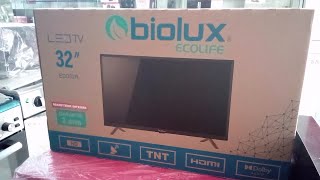 unboxing tv Led 32 pouce Bioluxreview installation [upl. by Ailet335]