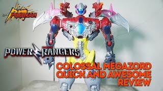 2017 POWER RANGERS Movie COLOSSAL MEGAZORD  This Toy SVCKS [upl. by Leary]