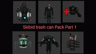 skibid trash can Pack for Prisma3d Part 1 [upl. by Basile]