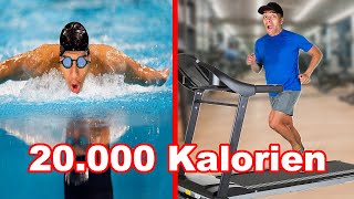 20000 KALORIEN VERBRENNEN IN 24 STUNDEN  CHALLENGE   Kelvin und Marvin [upl. by Lisabeth]