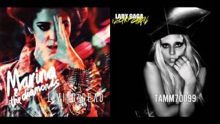 Marina and the Diamonds vs Lady Gaga  Living Dead vs Electric Chapel Mashup [upl. by Werbel]