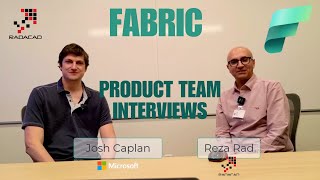 Reza Interview with the Microsoft Fabric Team Josh Caplan [upl. by Nede]