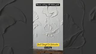 Flowers Making With Texture pastePalette Knife Modern Flower With Texture Tutorial sairaartiology [upl. by Quick]