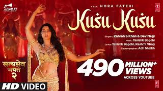 Kusu Kusu Song Ft Nora Fatehi  Satyameva Jayate 2  John A Divya K  Tanishk B Zahrah Khan Dev N [upl. by Aizirk]