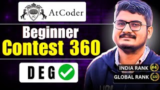 DEG problem  Atcoder Beginner Contest 360 Solution Discussion  ABCDEFG [upl. by Clarie]