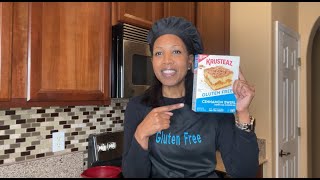 Krusteaz Gluten Free Crumb Cake  Lets Try It [upl. by Ahseela763]