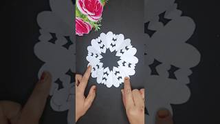 Paper heart cutting crafts ideas for kidskids crafts video😱 shorts papercutting misssabbo [upl. by Ataliah]