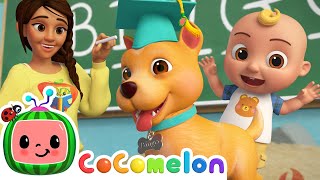 Bingos First Day at School 🐶 Baby JJs BINGO Spelling Song  CoComelon Nursery Rhymes amp Kids Songs [upl. by Tnayrb]