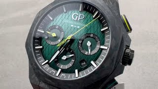 GirardPerregaux Laureato Absolute Chronograph Formula 1 810604130711CX Watch Review [upl. by Yerhcaz]