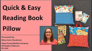 How to Make an Easy Reading Book Pillow [upl. by Elleiad]