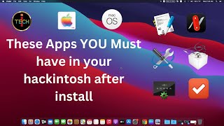 These Apps YOU Must have in your hackintosh after install♥️🥰👍 [upl. by Buckie]