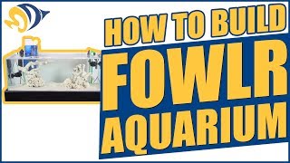 How to build a FOWLR Aquarium fish only with live rock [upl. by Solotsopa]