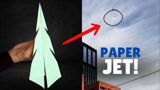 Paper Plane World Record Distance  How to Make Paper Airplanes [upl. by Retsbew]