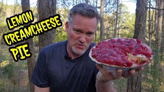 CHERRY CHEESE PIE💥💯 Recipe is in description below👇TRY IT [upl. by Anawk]