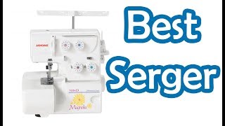 7 BEST SERGER SEWING MACHINES 2022 [upl. by Akessej392]