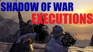 Middleearth Shadow Of War  Executions [upl. by Laven]