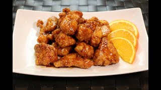 Orange Chicken Recipe  How to Make Orange Chicken [upl. by Anibas]