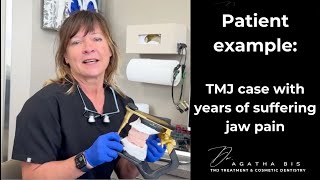 Patient example TMJ case with years of suffering jaw pain gone in minutes [upl. by Valorie]