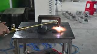 Okay Energy Oxyhydrogen HHO Flame with 6 Heads for Copper Brazing Welding [upl. by Dira]