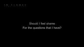 In Flames  Crawl Through Knives Lyrics in Video [upl. by Alviani]