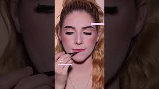 Labios rojos perfectos viralshort makeup maquillaje lipgloss lipcombo tutorial hack fyp [upl. by Schou]