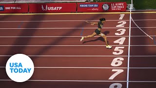 Biggest US track and field stars to watch at Paris Olympics  USA TODAY [upl. by Asir]