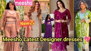 Meesho Haul  Meesho Beautiful Latest Designer Gown Haul🍀Meesho LehengaKurta Sets🌹Meesho dresses [upl. by Sleinad]