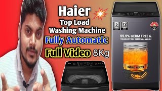 Top Load Washing Machine 🔥 l Haier Top Load Fully Automatic Washing Machine 🔥 l [upl. by Ylrbmik]