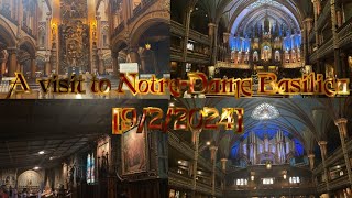 A visit to NotreDame Basilica of Montreal 922024 [upl. by Llenrahc]