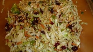 Crunchy Oriental Coleslaw Recipe Become Your Own Favorite Chef with Amy Westerman [upl. by Ahsinaw]