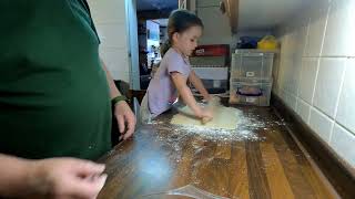 71 Marisa Rae baking Sausage rolls with Grandpa Chris movie [upl. by Hoag]