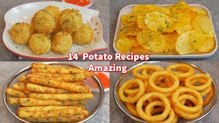 14 Amazing Potato Recipes Collections  French Fries  Potato Chip  Potato Snack Potato Sticks [upl. by Nelleus]