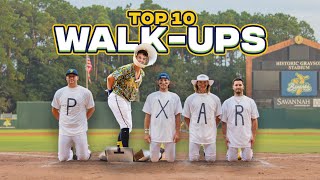 Top 10 WalkUps of 2023  The Savannah Bananas [upl. by Eiryk]