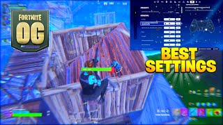 NEW BEST OG RELOAD FORTNITE Controller SOFTAIM SETTINGS AIMBOTPiece Control PS4PS5XBOXPC [upl. by Aillicec]