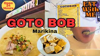 GOTO BOB Marikina  Eat With Me food foodie vlog vlogs mukbang goto gotobob marikina [upl. by Abramson795]