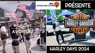 Morzine Harley days 2024 harleydavidson festival bikers motocustom youtube youtubevideo [upl. by Aniluj]