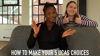 How to choose your university options  UCAS application advice [upl. by Maurili]