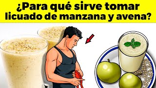 15 razones para tomar licuado de manzana con avena todos los días [upl. by Mabel]