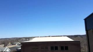 Tornado Siren Ambience Drumright Oklahoma [upl. by Ynaitirb]