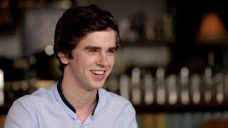 Freddie Highmore Speaking 3 Languages [upl. by Dyanne]