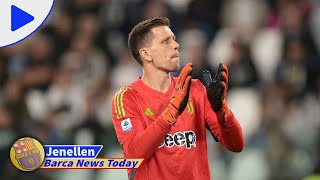 BARCA FC News What number will Wojciech Szczesny wear at Barcelona [upl. by Nylodnarb84]