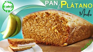 Cómo hacer Pan de PLÁTANO MACHO Verde SIN GLUTEN NUECES NI SEMILLAS 💪Fuente de ALMIDÓN RESISTENTE [upl. by Avra]