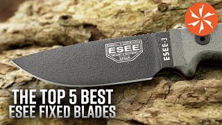 Top 5 Best ESEE Fixed Blade Knives for Outdoor Use Available at KnifeCentercom [upl. by Dana334]