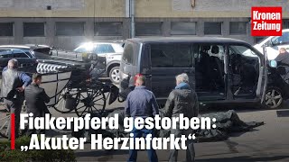 Fiakerpferd gestorben „Akuter Herzinfarkt“  kronetv NEWS [upl. by Alioz]